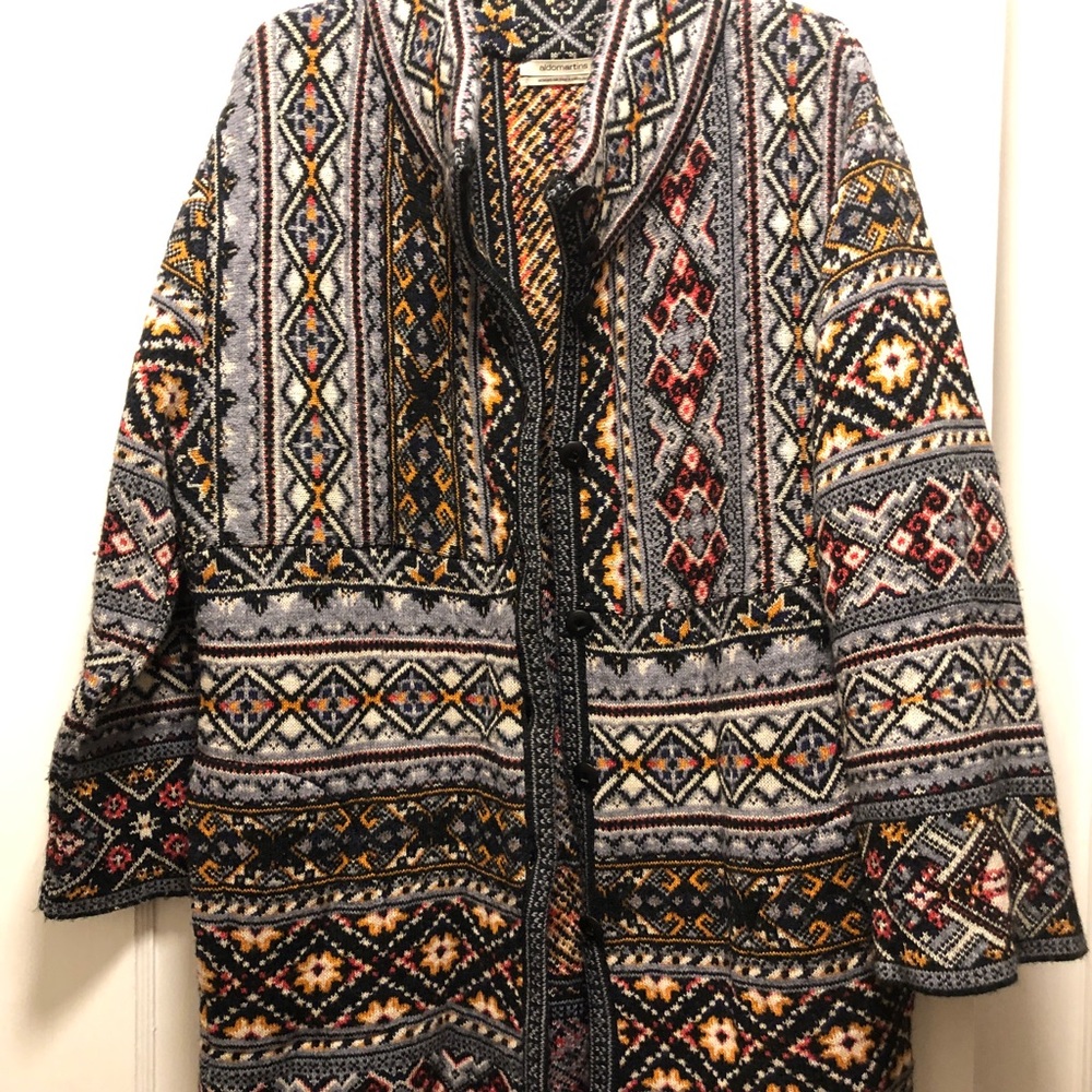 Anthropologie Wool Oslo Sweater Coat M
